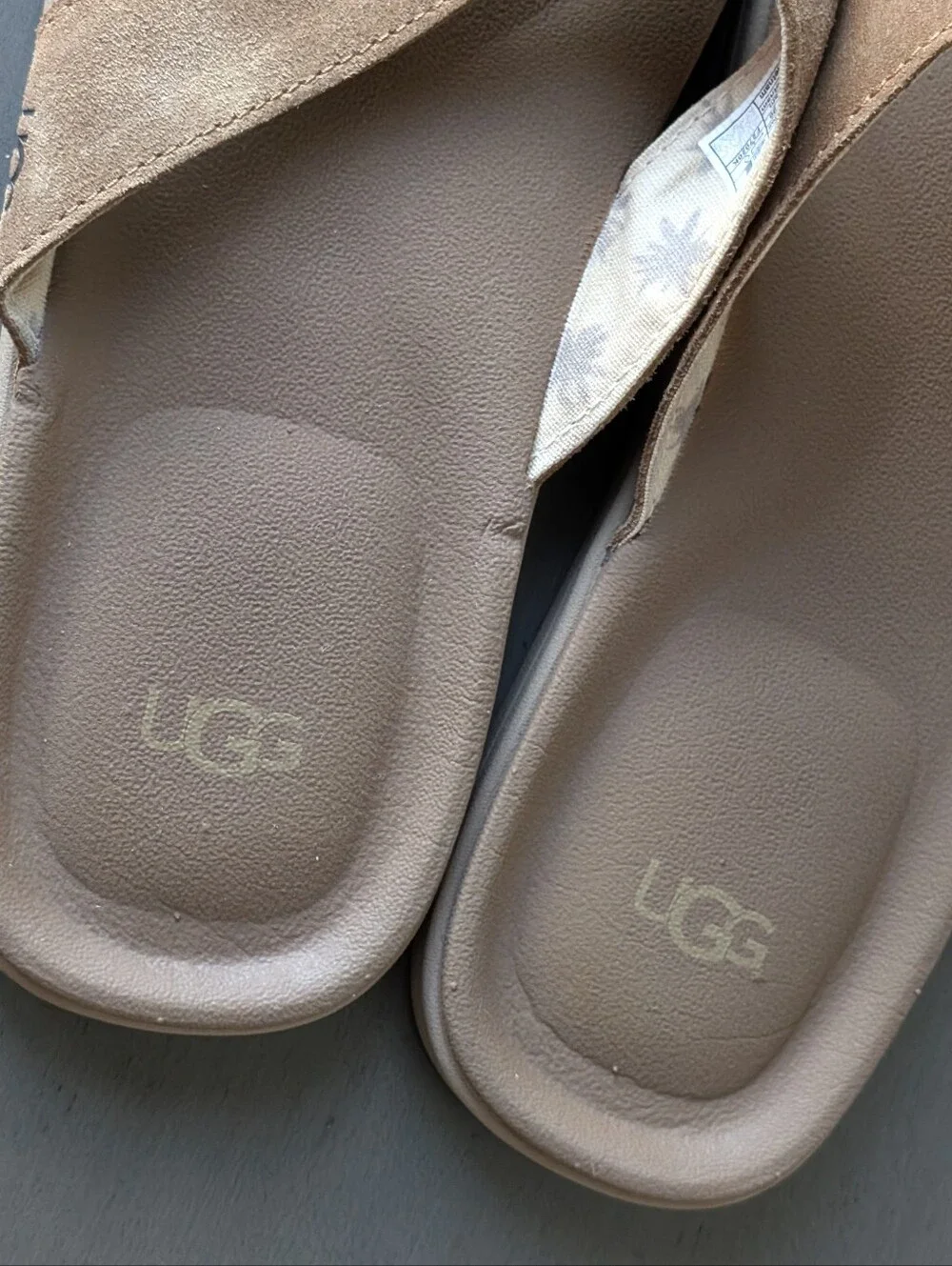 UGG brown rubber